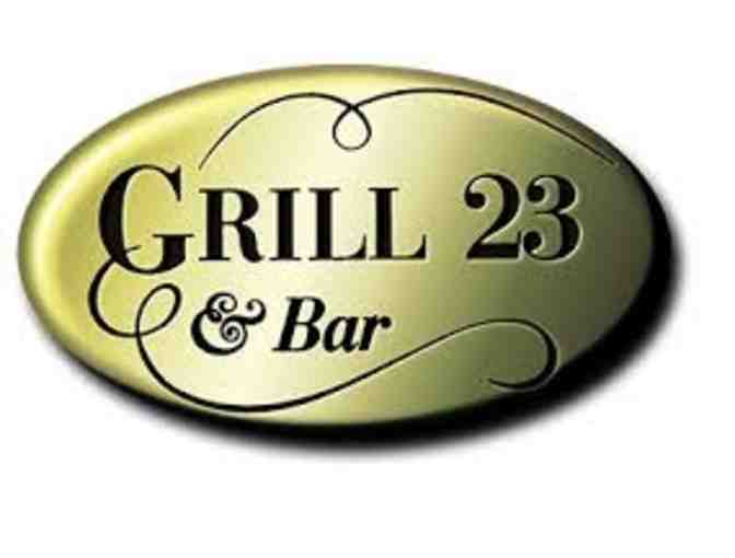 $200 Gift Certificate to Grill 23