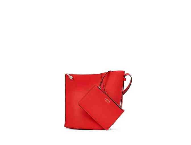 Lanvin Small Hook Bag in Red