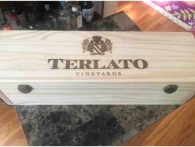 Magnum of 2017 Terlato Pinot Grigio Friuli Wine & 6 Riedel Crystal Glasses