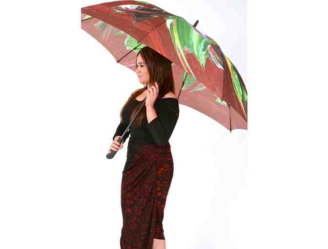 Scarf, Umbrella & iPhone case by artist Renea Menzies