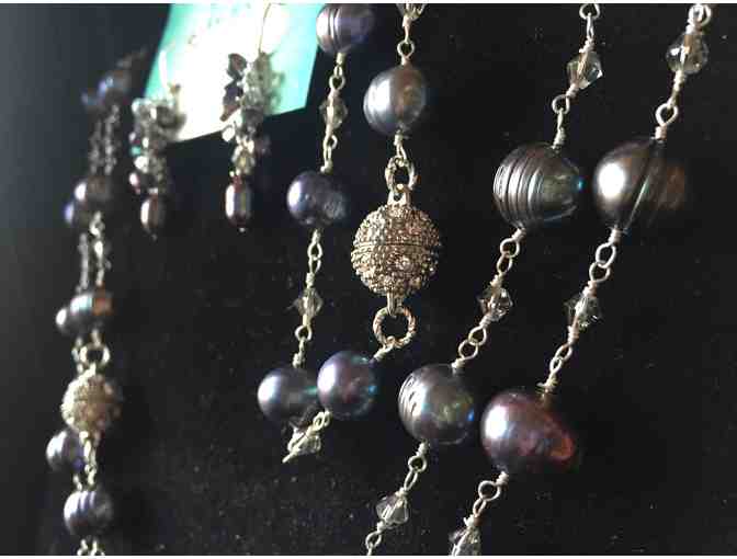 Gems Of Aspen Designer Jewelry Set - Necklace, Bracelet & Earrings