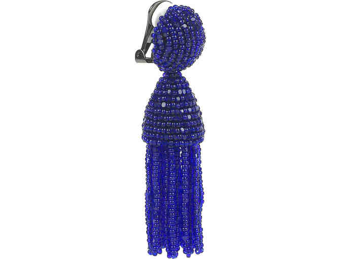 Beautiful Beaded Earrings by Oscar de la Renta