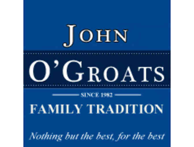 John O'Groats - Gift Certificate - Breakfast or Dinner for Two - Photo 1