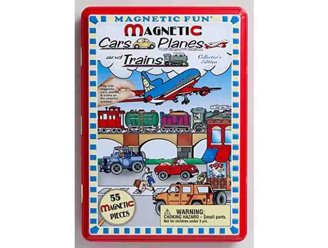 Sticker Planet - Magnetic Cars + Planes + Trains and Space Stickers - Photo 1