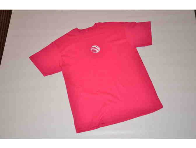 AT&T Branded Apparel - Hot pink t-shirt, Ladies large