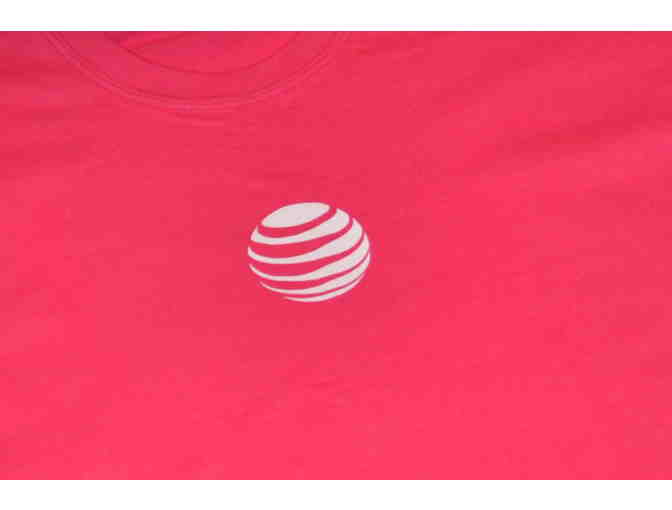 AT&T Branded Apparel - Hot pink t-shirt, Ladies large