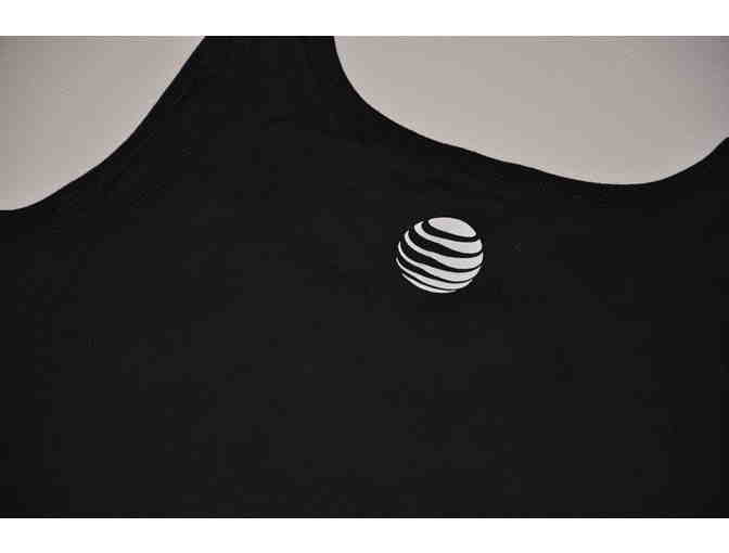 AT&T Branded Apparel - Ladies black Tank Top made by Anvil, Medium