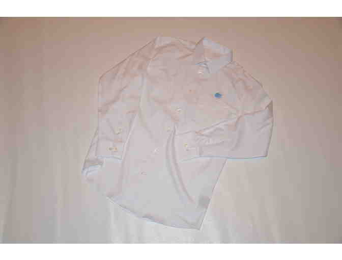 AT&T Branded Apparel - Men's XL White Long Sleeve Dress Shirt