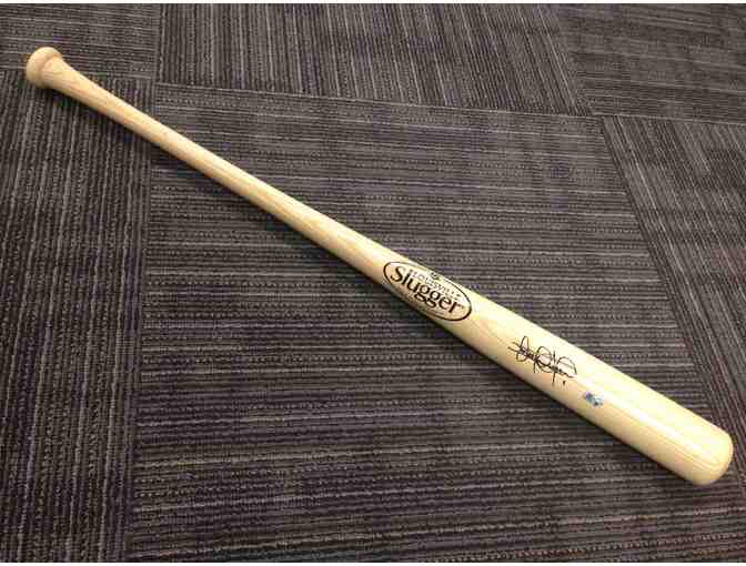 Elvis Andrus #1 Texas Rangers (2009-2014) - Autographed - baseball bat