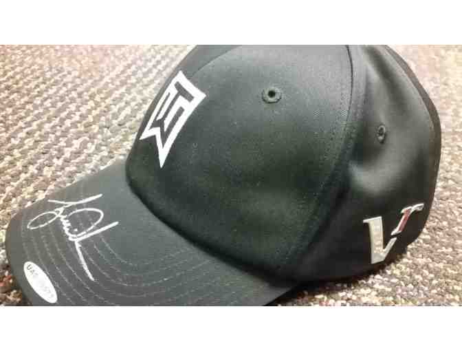 Tiger Woods authentic signed tournament hat