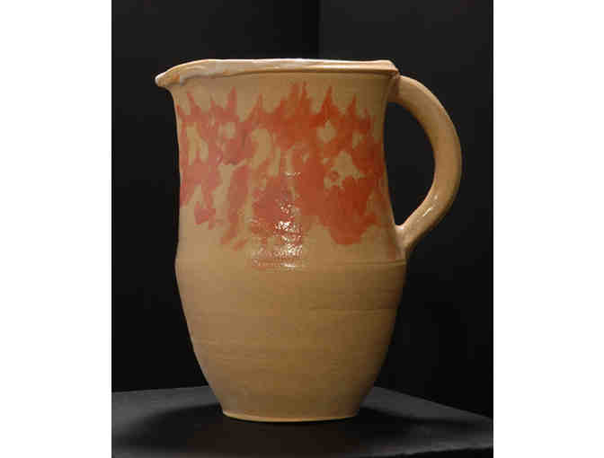 Wave and Flame Pitcher