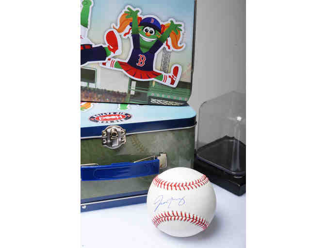 Boston Red Sox, Joe Kelly Autographed Ball & Lunch Boxes (Boston Red Sox)