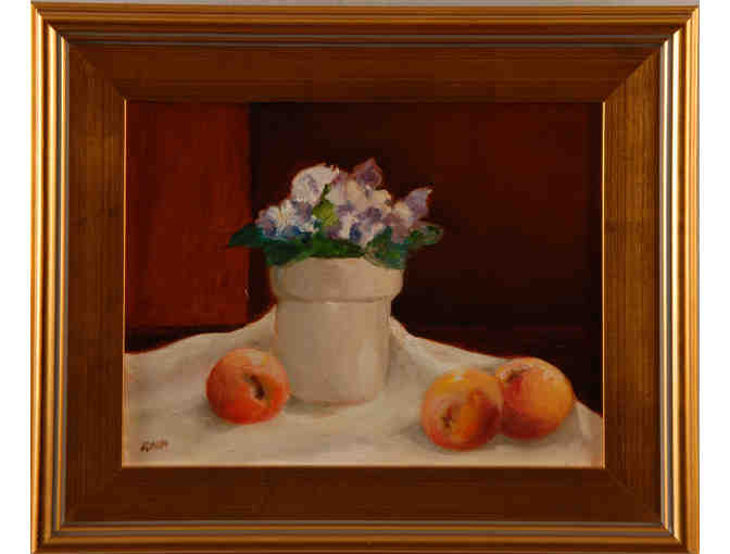 African Violet with Peaches (Ann Latham Daum) - Photo 1