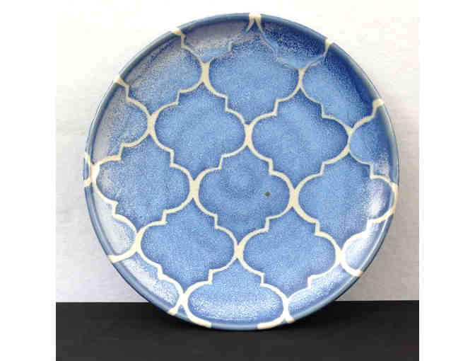 Blue Trellis Plate (Caitlyn Marsh)