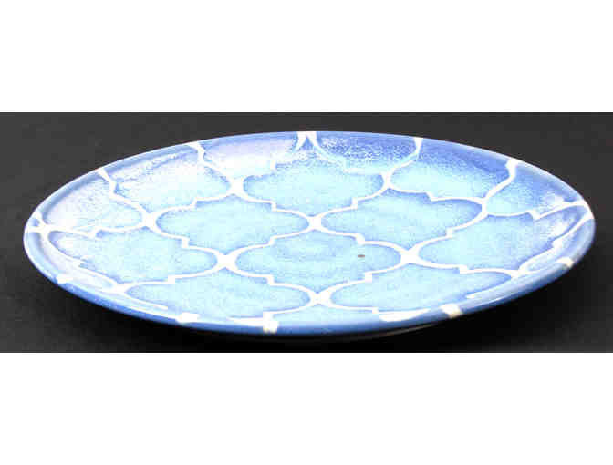 Blue Trellis Plate (Caitlyn Marsh)