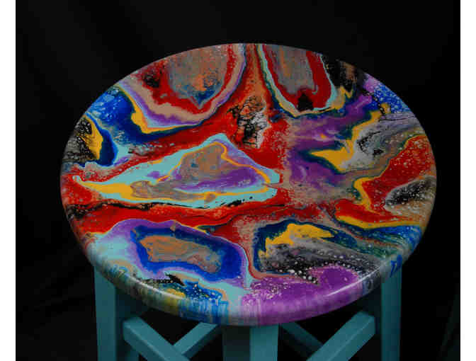 Painted Bar Stools (Lesley Makris)