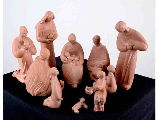 12 Piece Nativity Scene (The Grail Pottery - Grailville Ohio) - Photo 1