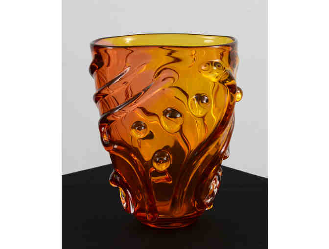 Amber String Theory Vase (Keith Marshall) - Photo 2