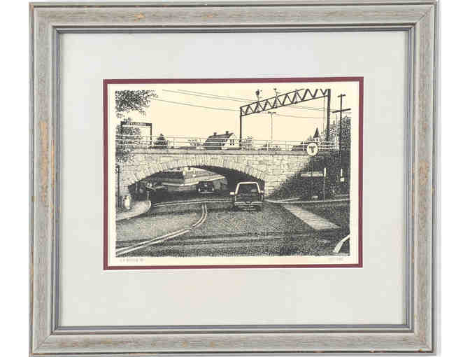 Railroad Bridges -- Attleboro, MA (Diptych) (S.A. Boyle) LIVE