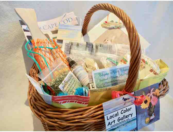 Beautiful Gift basket from Local Colors Gallery