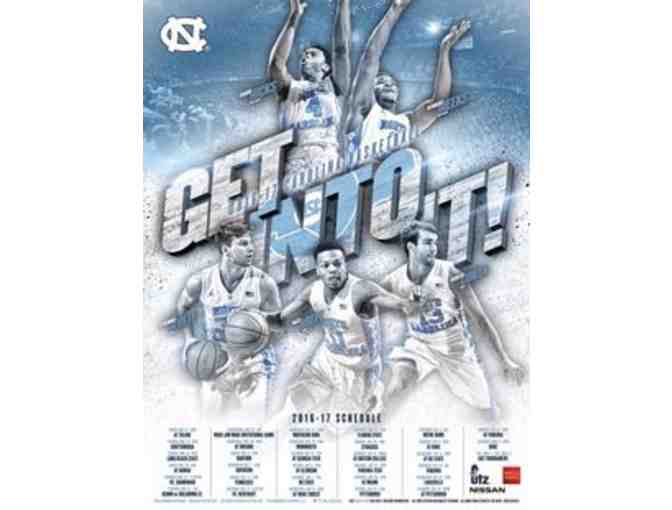 (2) Tickets to the UNC Men's Basketball Game vs Louisville & signed  Roy Williams Photo - Photo 1