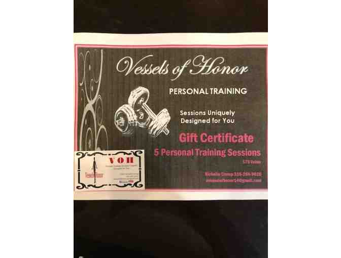 5 Personal Training Sessions: Vessels of Honor (Nichelle Crump)