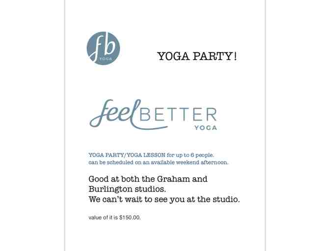 Private Feel Better Yoga Party