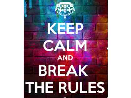 Break the Rules Party with Mrs. Champion