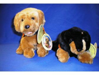 Woof! Woof! Set of Two Stuffed Toy Dogs
