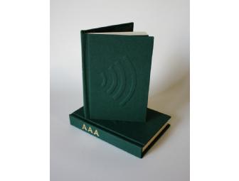 'Handbook of Clinical Audiology' Pendant and Earrings Set with One Custom AAA Notebook