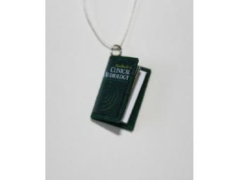 'Handbook of Clinical Audiology' Pendant and Earrings Set with One Custom AAA Notebook