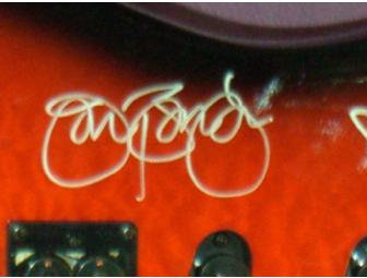 Floyd Rose Electric Guitar Signed by Bon Jovi