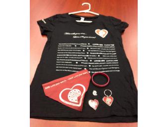 Hearing Loss Awareness T-Shirt and Accessories Bundle