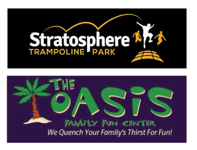 Oasis Family Fun and Stratosphere Trampoline Park Passes