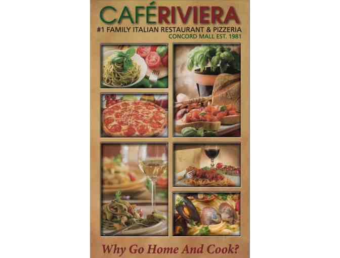 $50 Gift Card - Cafe Riviera - Italian Pizzeria & Restaurant