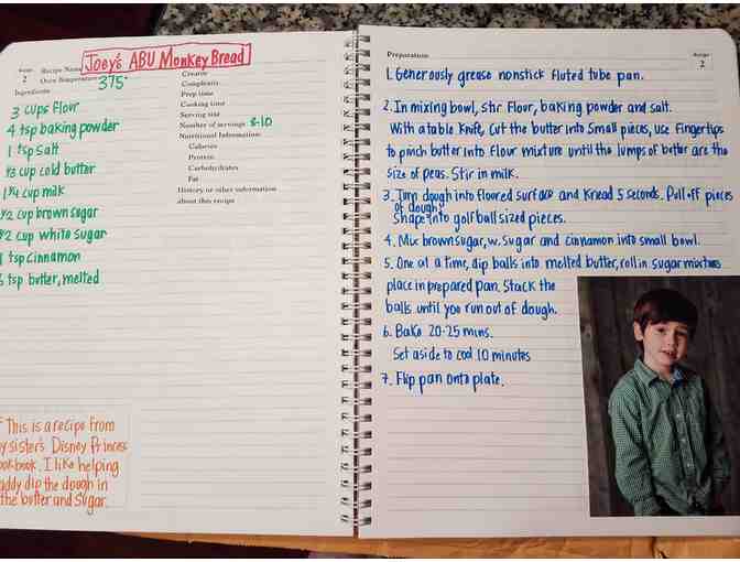 Room 13 Class Gift - Student Recipe Book