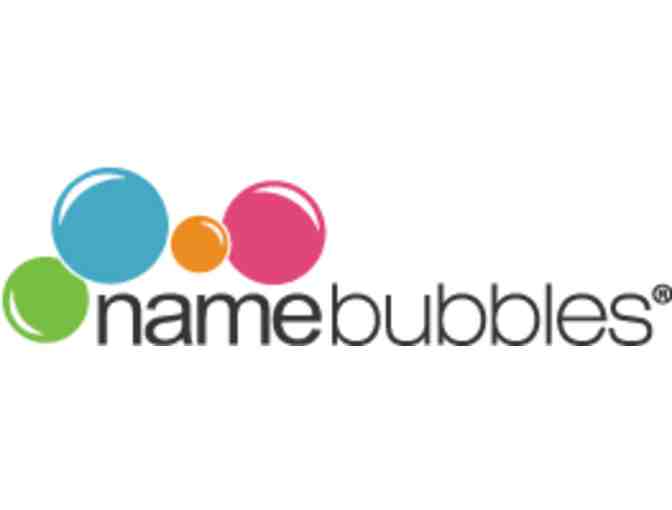 Name Bubbles School Label Pack