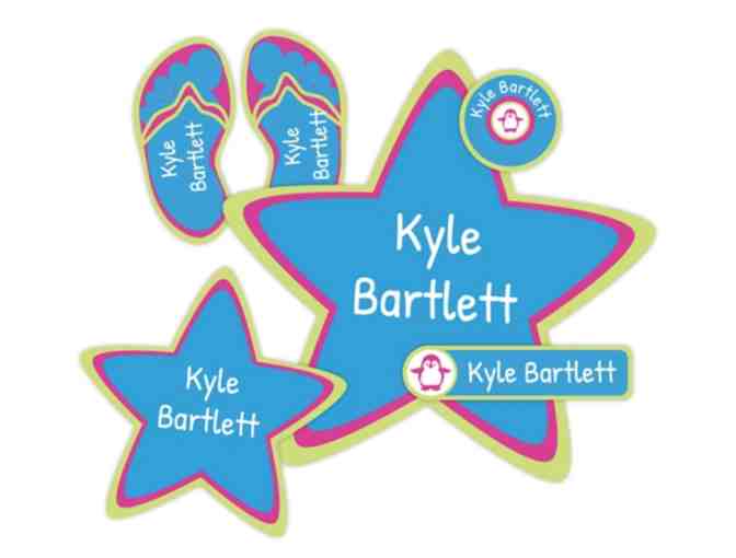 Name Bubbles School Label Pack