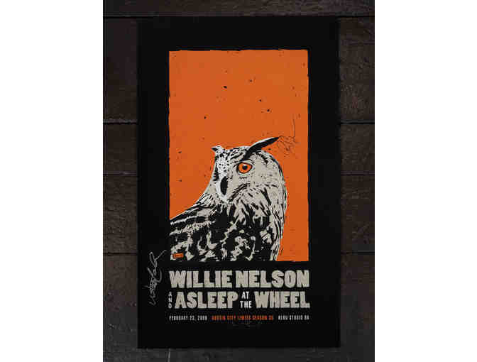 Poster - Framed - Willie Nelson & Asleep at the Wheel Signed