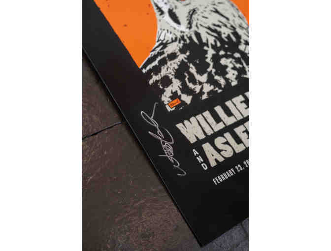 Poster - Framed - Willie Nelson & Asleep at the Wheel Signed