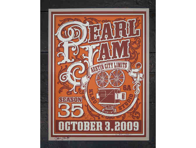 Poster - Framed - Pearl Jam Signed