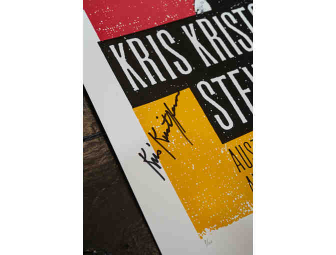 Poster - Unframed - Kris Kristofferson & Steve Earle Signed