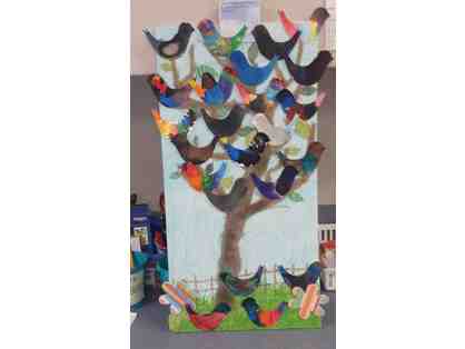 Water Color Birds presented by Mrs. N's Kindergarten Class