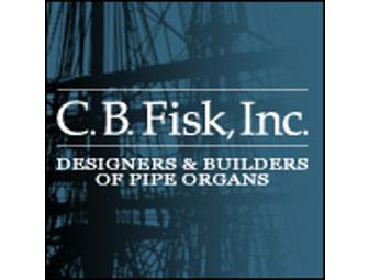 Guided Tour of World-Famous C.B. Fisk, Inc., Designers and Builders of Pipe Organs