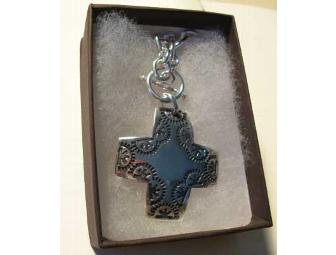 Sterling Silver Necklace with Cross Pendant