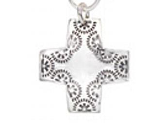 Sterling Silver Necklace with Cross Pendant