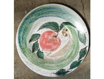 The Peach & the Parrot from White Swan Pottery