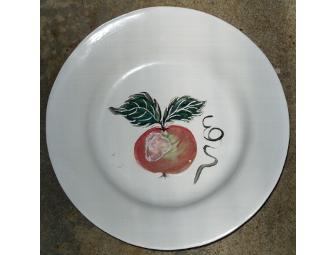 The Peach & the Parrot from White Swan Pottery