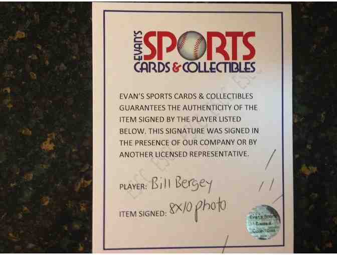 8 x 10 autographed Photo of Philadelphia Eagle #66 Bill Bergey