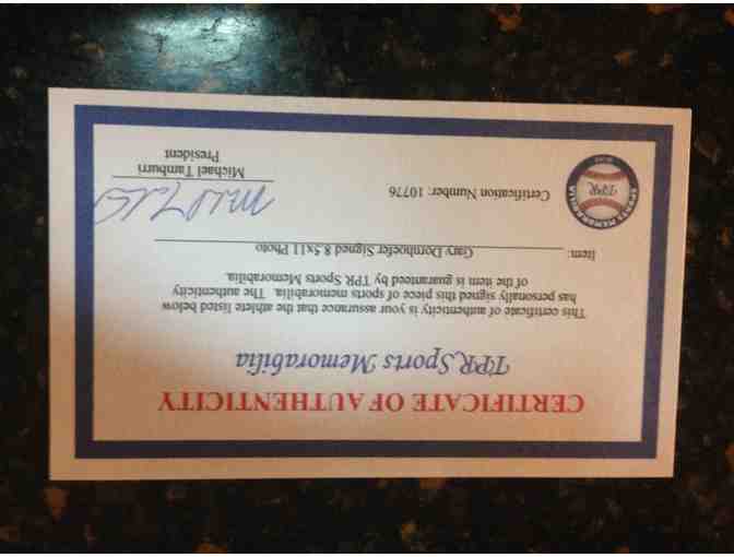 8 x 10 Autographed Photo of Philadelphia Flyers Legend Gary Dornhoefer